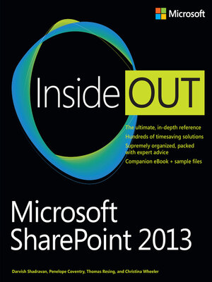 cover image of Microsoft SharePoint 2013 Inside Out